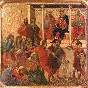 Duccio di Buoninsegna Slaughter of the Innocents oil